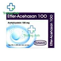 Effer - Acehasan 100 - Thuốc tiêu nhầy ở đường hô hấp của Dermapharm